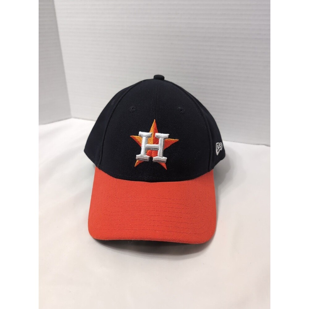 Houston Astros Hat/Cap New Era 9forty Adjustable Strapback Orange & Navy
